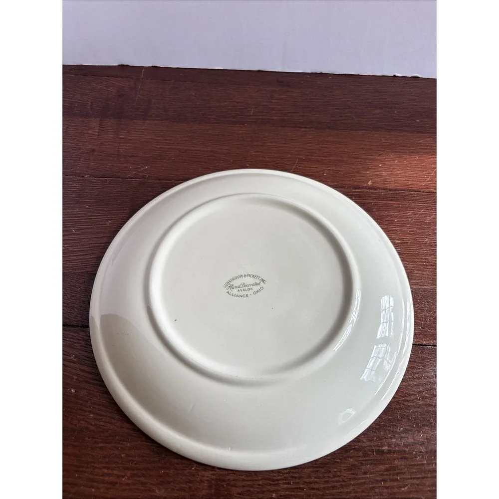Cunningham & Pickett‎ Avalon Alliance Flower Dinner Plate 10.25
